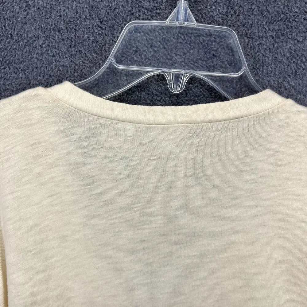 J.Crew Crewcuts Top Girls 12 pale‎ yellow long sleeve wrap tide T-shirt